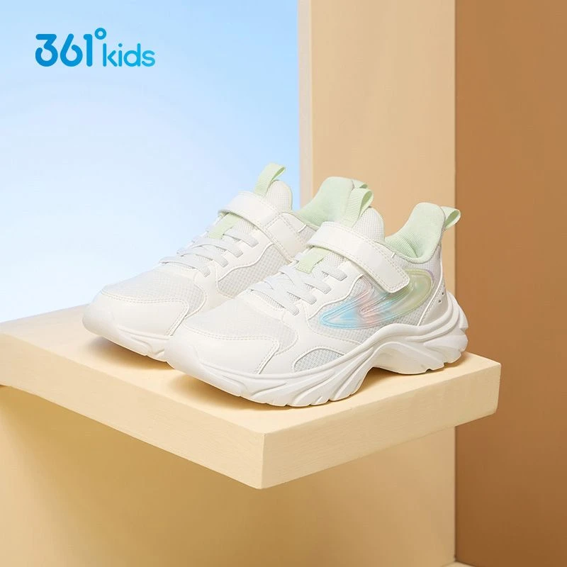 361°童鞋儿童运动鞋透气女童鞋子2025秋季轻便网鞋运动女鞋潮流