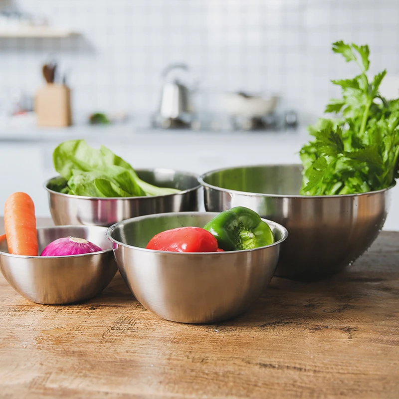 【悠悠专享】网易严选 食品级304 加厚厨房不锈钢搅拌盆套装
