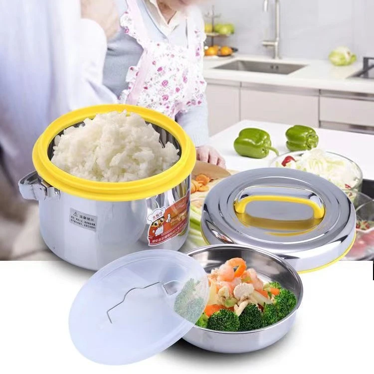 不锈钢提锅双层保温桶家用商业超大容量汤桶饭桶带手提