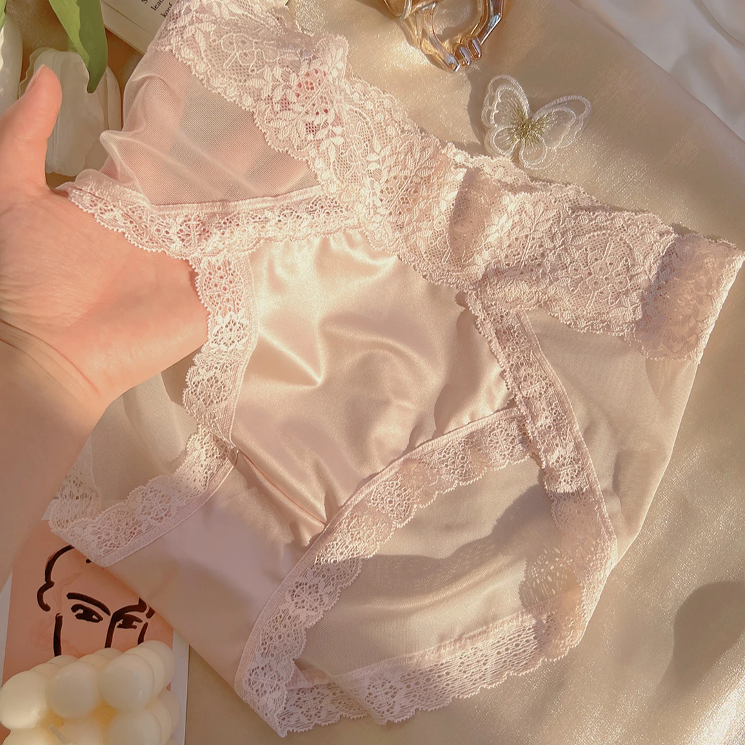 ins高腰显瘦密码~夏季轻奢蕾丝内裤时尚薄款性感显瘦舒适女士打底