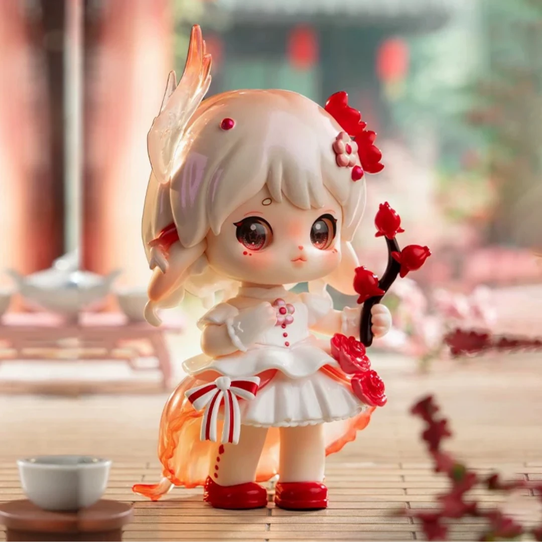 【拆盒】Ruby 茶仙坊系列盲盒少女心可爱摆件潮玩玩具