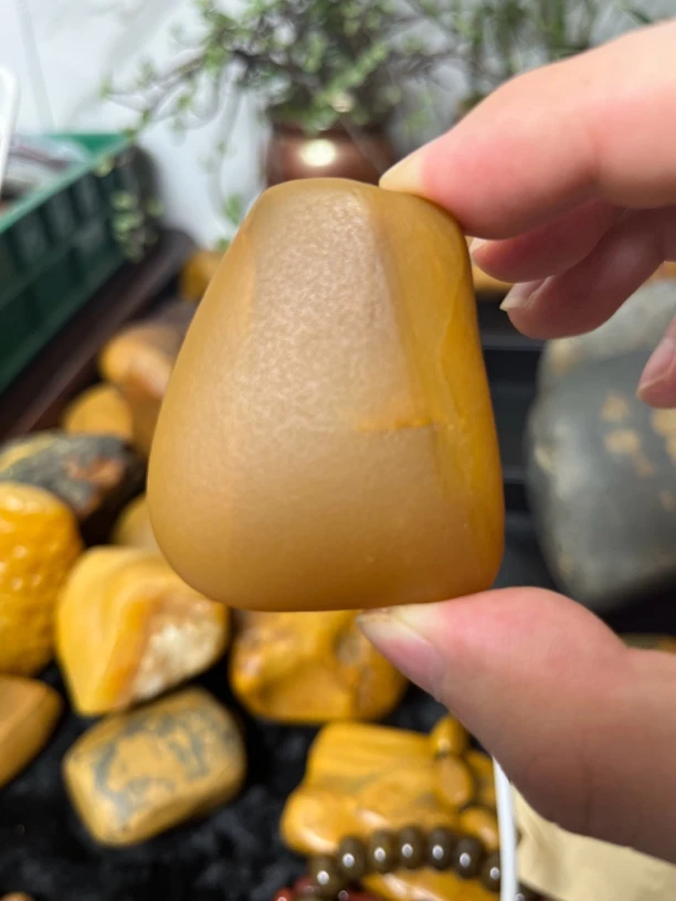 黄蜡石 美石 画面石 居家摆件 家居摆件 办公室摆件