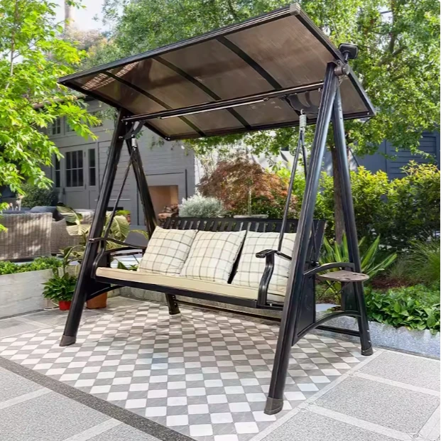 秋千吊篮庭院户外双人舒适耐用防雨稳固花园编藤尺寸承重