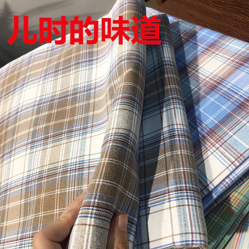 加厚21支纯棉老粗布床单亲肤透气吸汗日式棉麻宿舍四季通用柔软