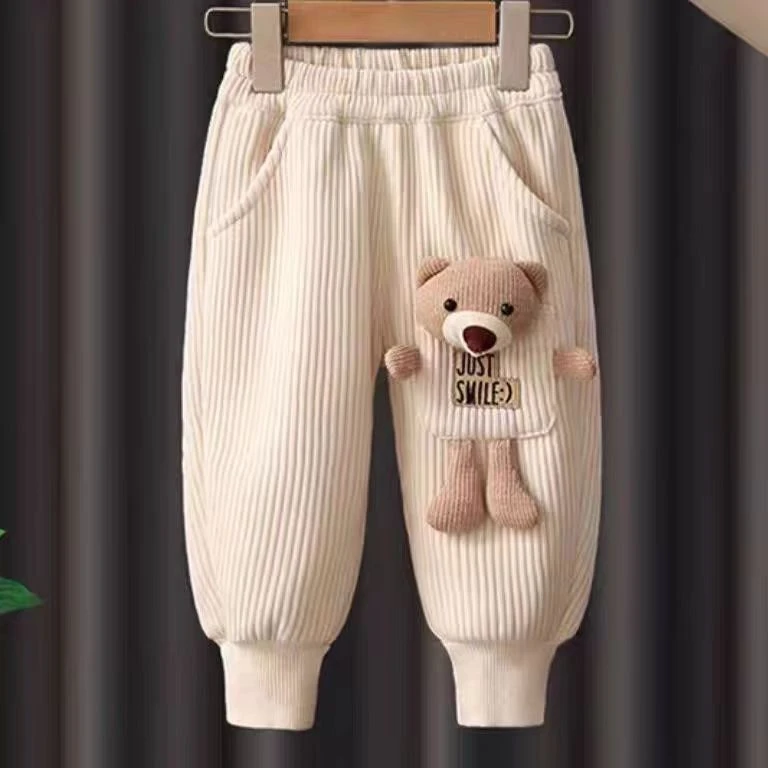 【小扬哥推荐】女童冬季裤子新款加绒儿童束脚裤冬款女宝宝休闲运