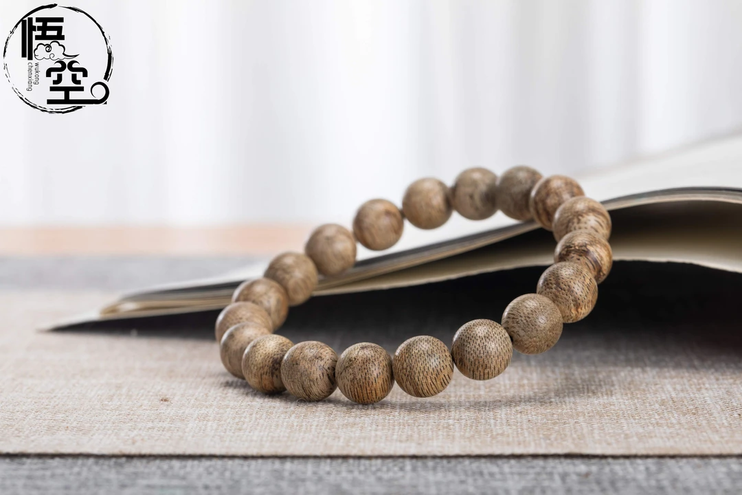 【悟空沉香】柬埔寨菩萨软丝奇楠种10mm单圈  沉香手串  文玩手串