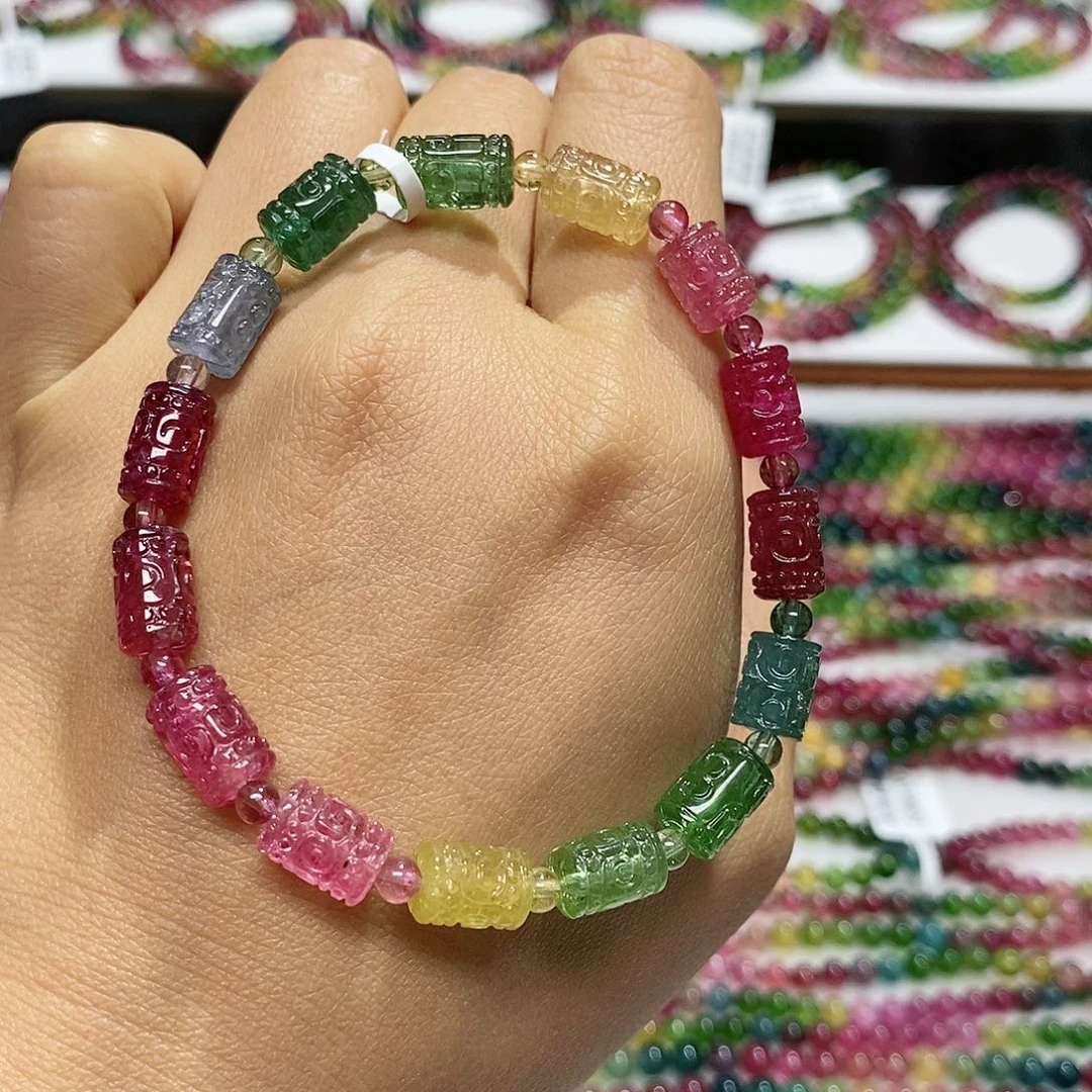 碧玺手链未镶嵌碧玺手链6.2毫米