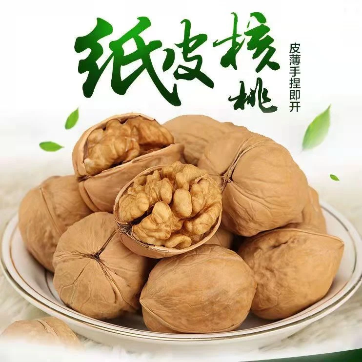 【新疆直发】24年新货纸皮核桃手捏即开l老人孕妇零食新疆特产皮薄