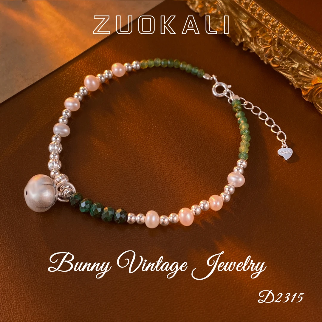 925银手链 D2315 国潮★【柿柿如意】2024 佐卡丽ZUOKALI