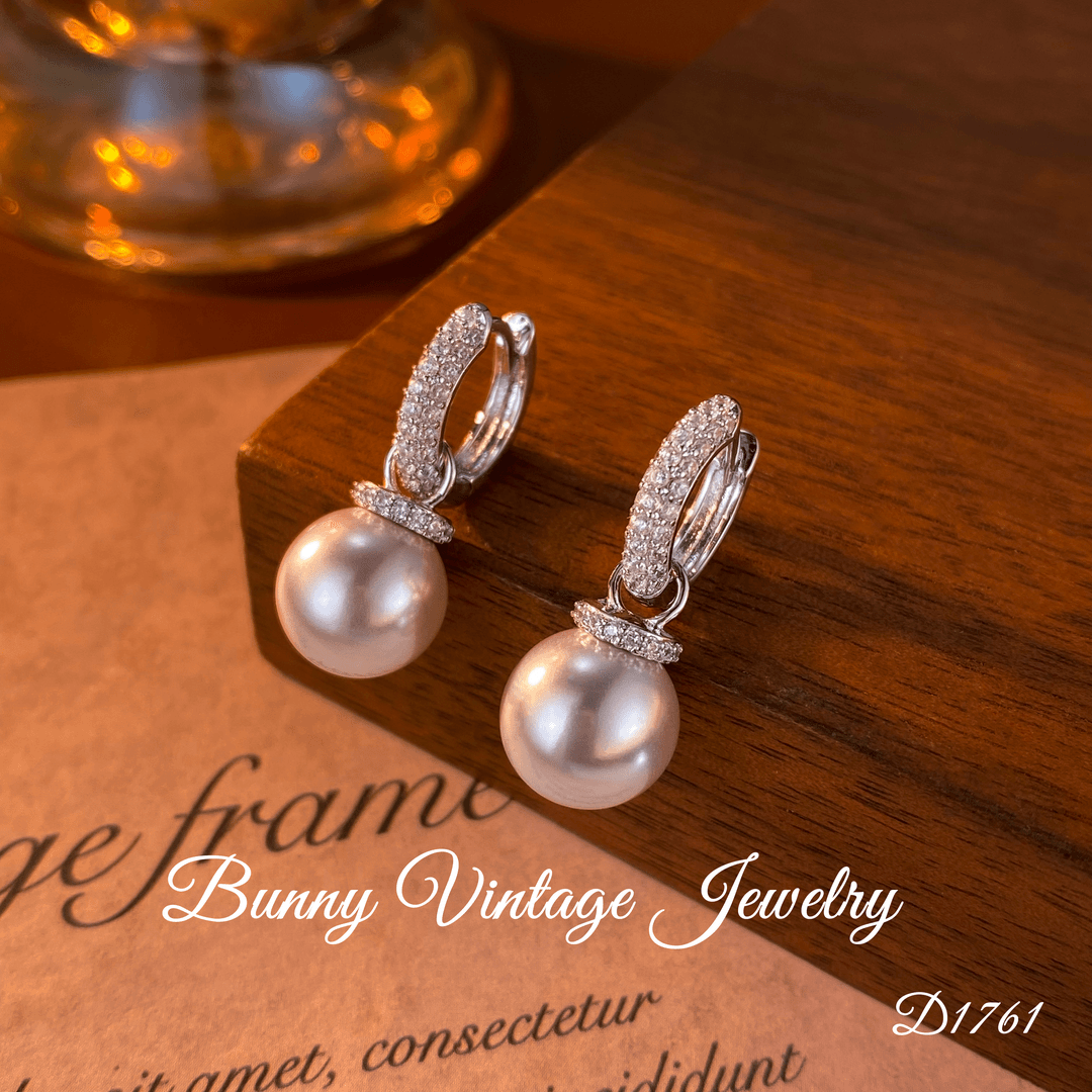 铜合金耳饰 D1761 法★【紫色巴黎】ALUONI 爱洛妮 优雅女士 耳扣