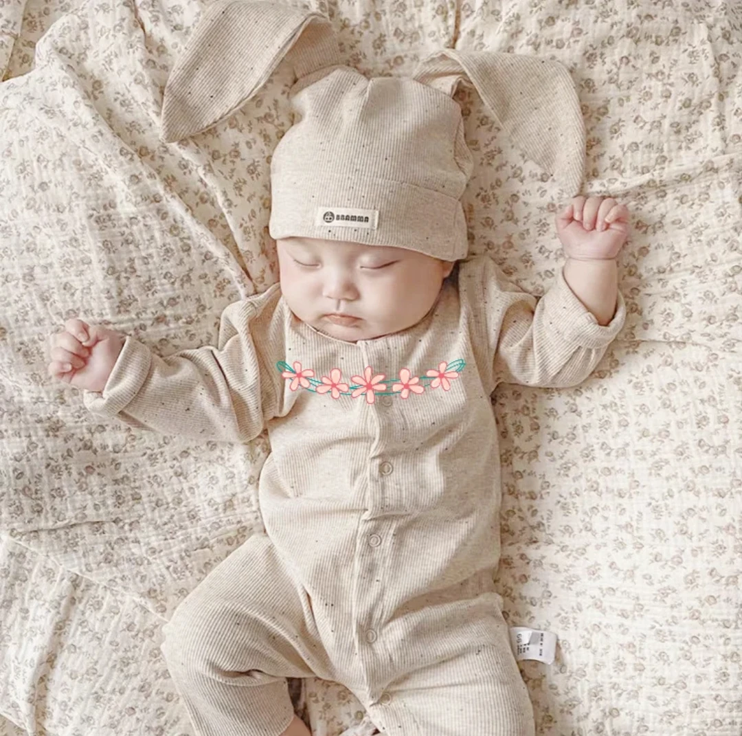 婴幼儿爬服宝宝A类100棉男女宝连体衣居家外出服