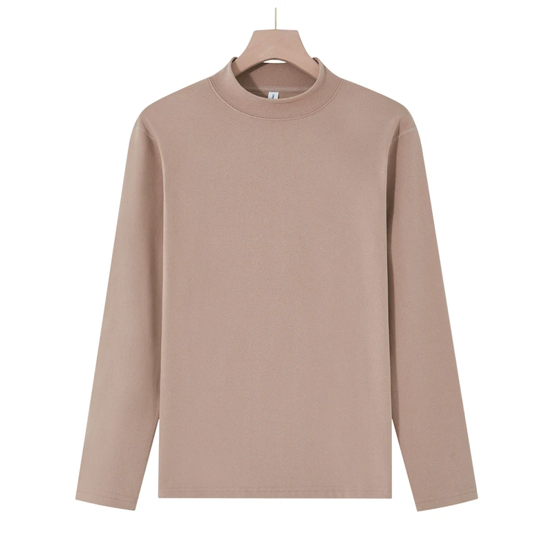 【三分钟专属 奢品渠卖】德绒打底衫轻奢男士秋冬百搭圆领高领打底