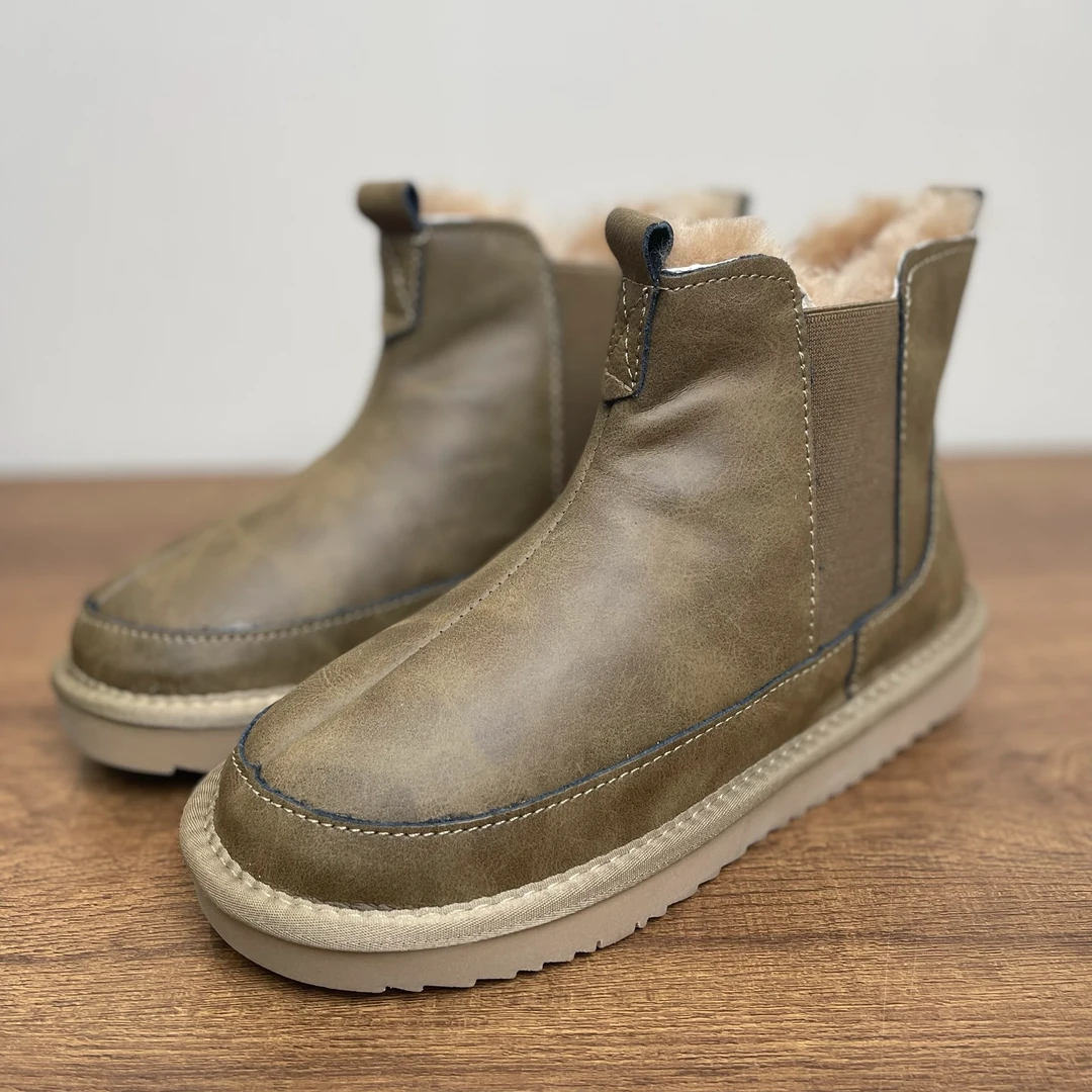 反季清仓6折加大码46~雪地靴男~男士时尚休闲保暖鞋百搭冬季男鞋