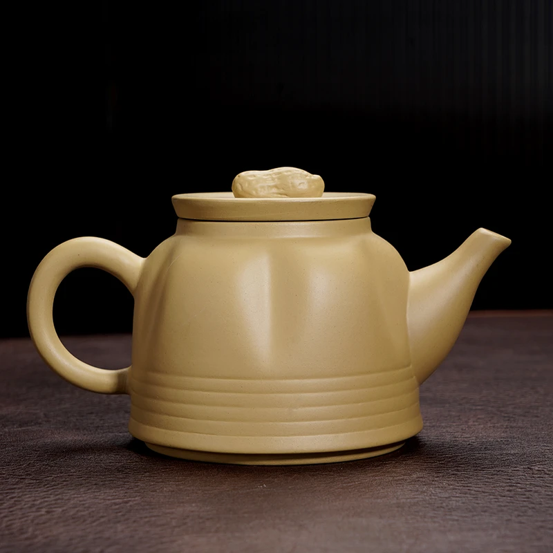 黄段泥紫砂壶可养家用茶壶功夫茶具仿古壶球孔泡茶壶单壶礼盒装