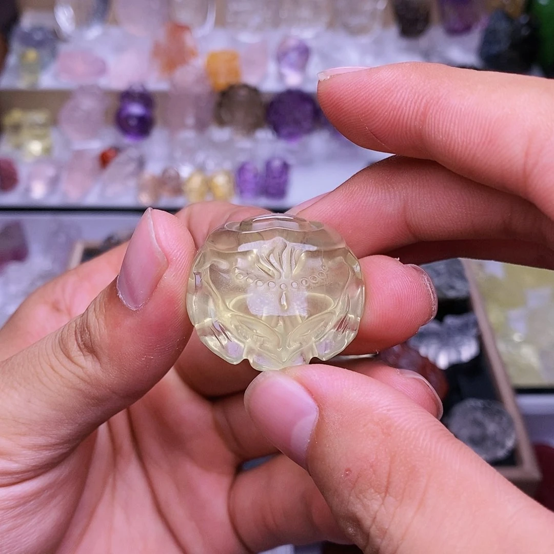 水晶颈饰未镶嵌黄水趴趴狐