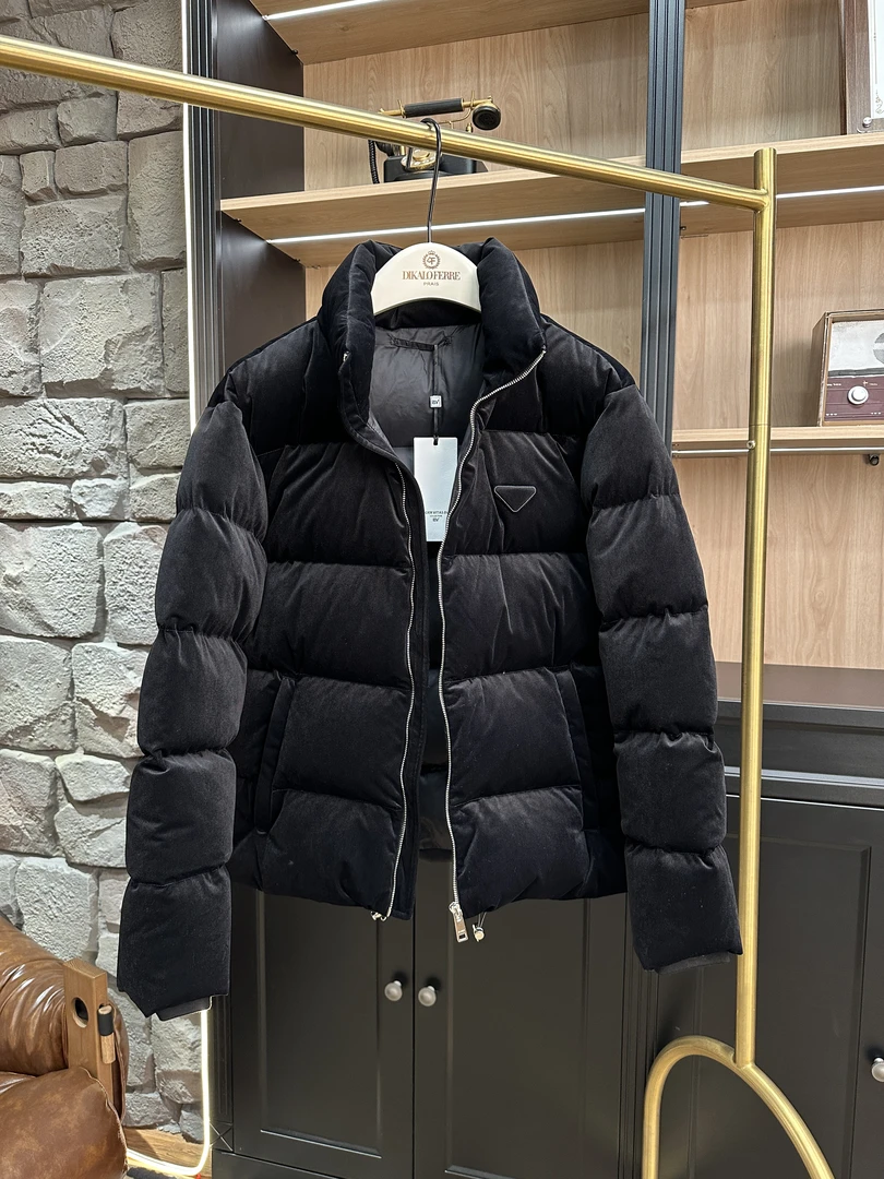 蒙德克.米哈尔秋冬新款男士9213鸭绒丝绒立领百搭时尚休闲羽绒服