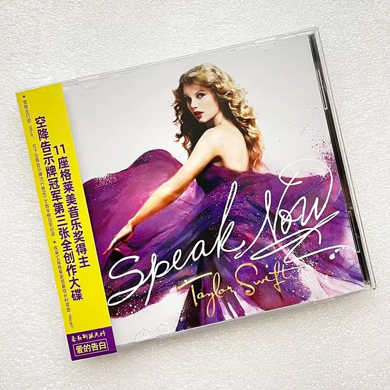 正版 Taylor Swift 泰勒斯威夫特 Speak Now 霉霉专辑 CD+歌词本