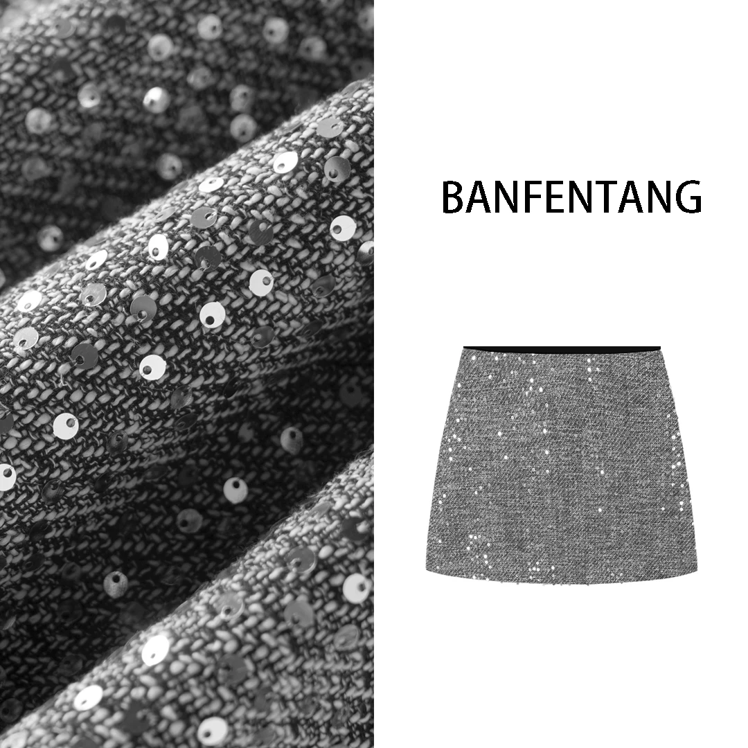 BANFENTANG-春夏百搭A字包臀时尚高腰女装半身裙显瘦半身裙6208