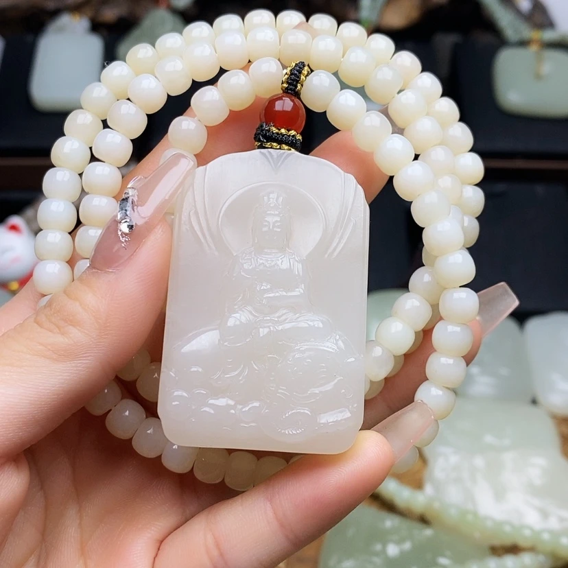 【闪购商品】和田玉颈饰未镶嵌手****9