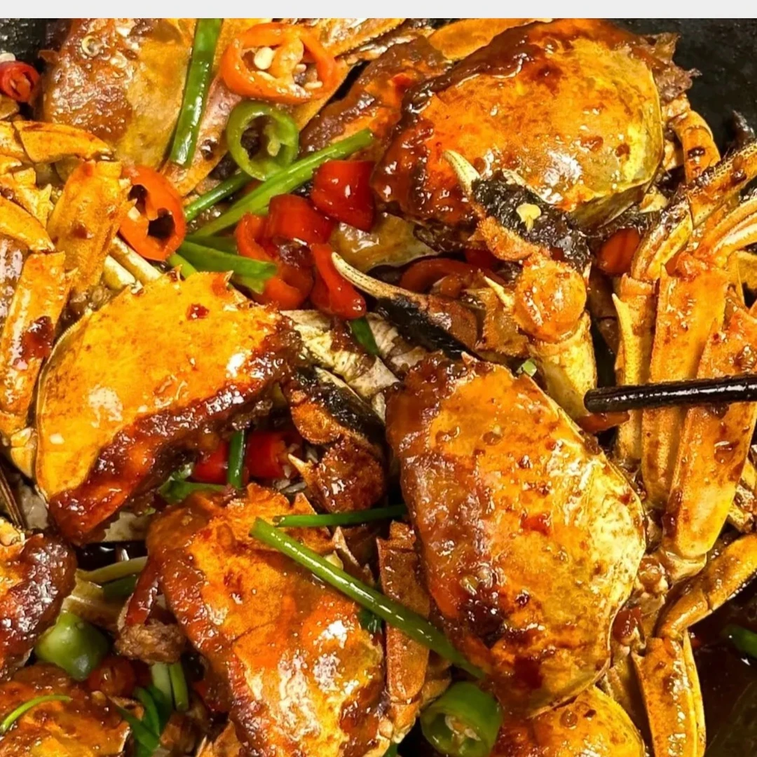 （奥斯卡店）活蟹现发老头蟹40只左右（全公蟹0.4-0.6两左右）嫌小勿拍