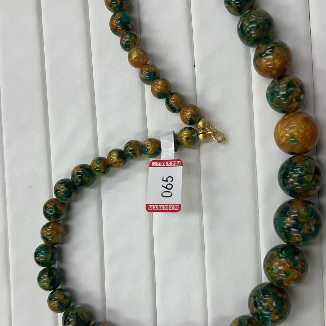 非金属项链 时尚绿色项链065