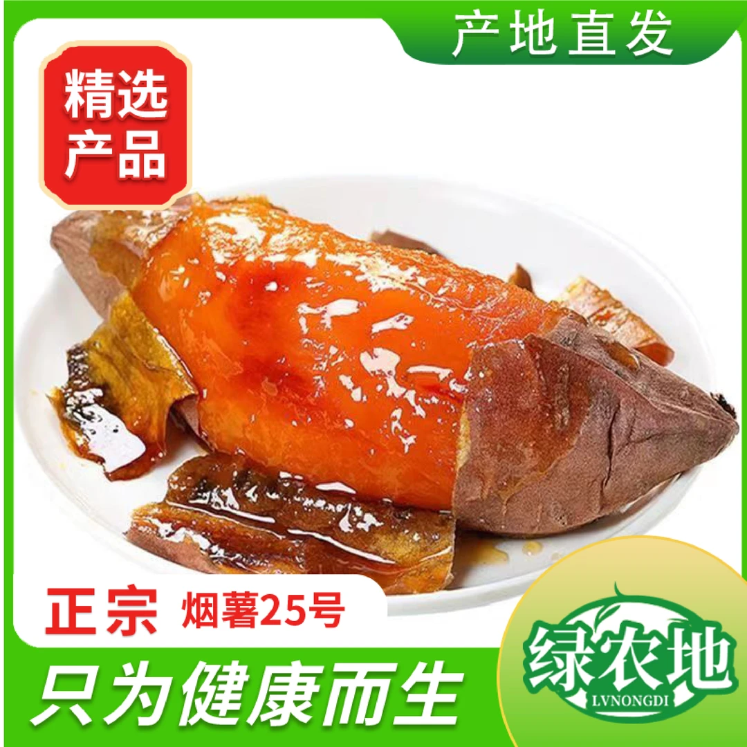 【绿农地】正宗烟薯25号新鲜沙地现挖红薯糖心蜜薯番薯地瓜超甜批发