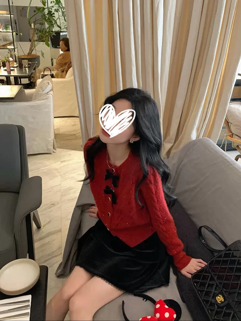 MT【401-500 #】时尚毛衣女秋冬针织衫复古韩版重工百搭气质设计感