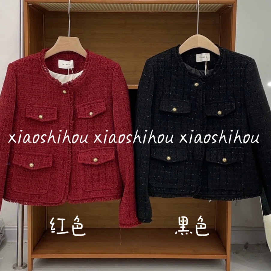 小时候女装店（年末no退no换）高级羽羽小香风外套上衣5699