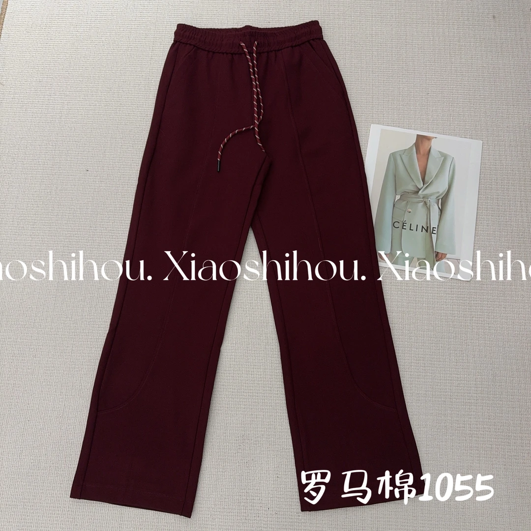 小时候女装店罗马棉阔腿裤1055