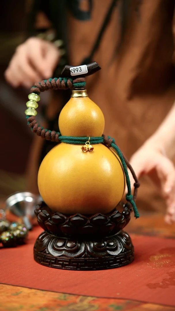【闪购商品】993 大漆酒葫芦 可装开水