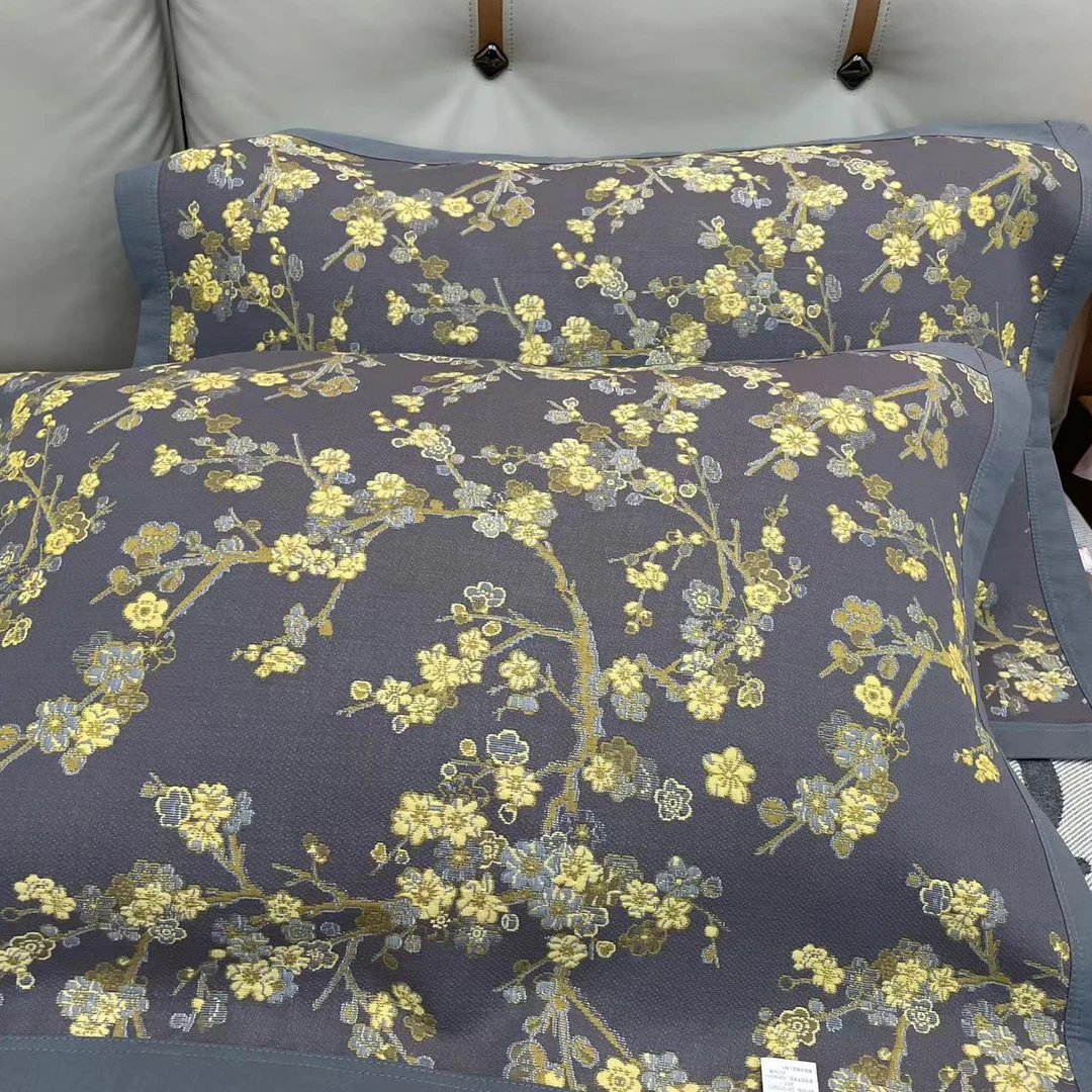 XDONGY（冬云家纺）55*80寒梅傲雪 高定头等舱莱赛尔枕巾一对装