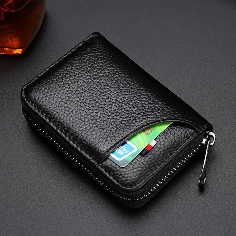 防消磁卡包男卡夹防盗刷超薄高档证件卡片包大容量女卡套卡位收纳