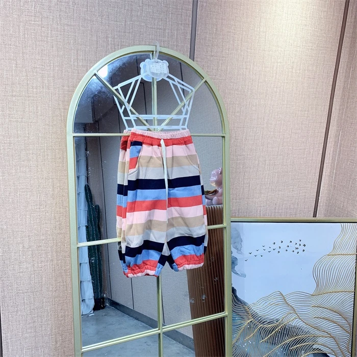 AF161  宝宝彩色条纹厚裤子  加绒