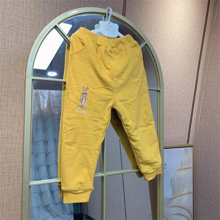 EE738     宝宝黄色单裤子