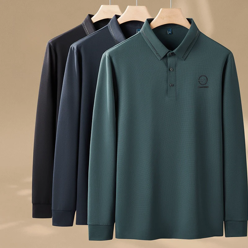 大码男装胖子男士秋季休闲加肥加大码时尚翻领薄款上衣