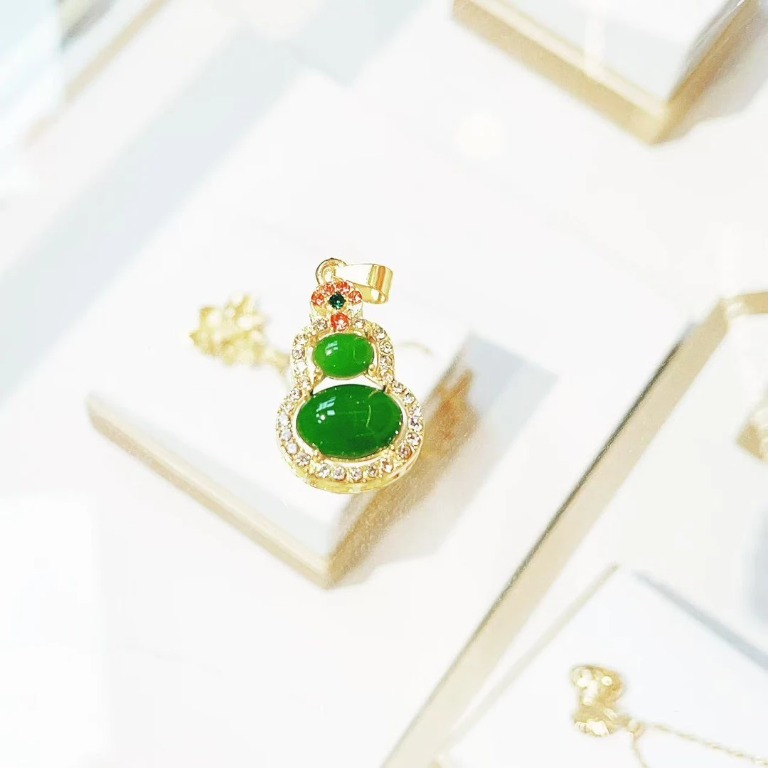 精致时尚潮流吊坠 时尚珠宝首饰(B07) 合金葫芦单吊坠不带链条