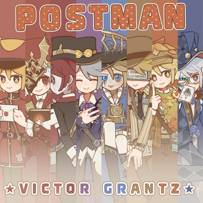 【粗眉毛】第五人格 邮差 徽章 吧唧 立牌 拍立得同人原创周边