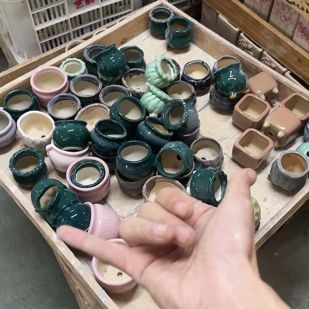 红陶20CM以下6个1515随机瑕疵