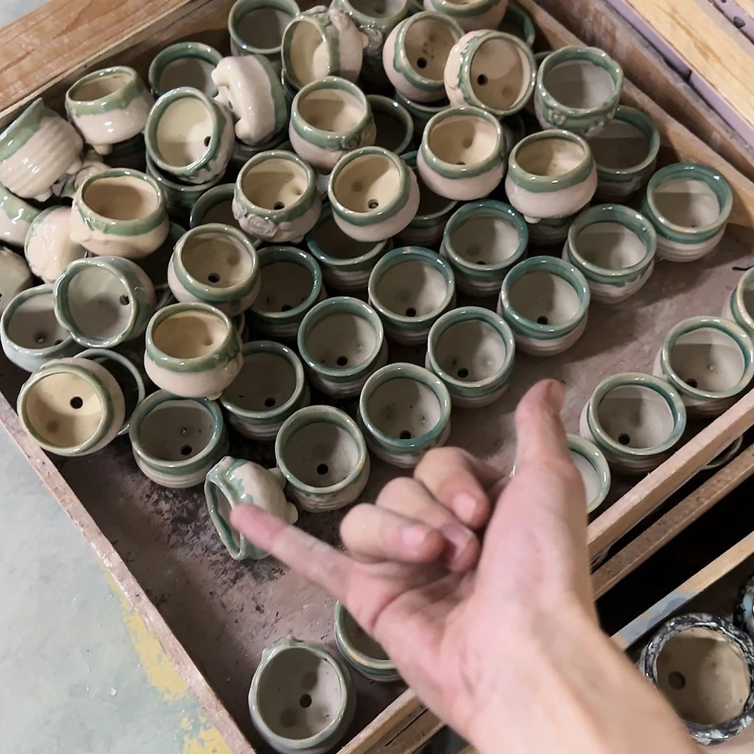 红陶20CM以下6个随机瑕疵