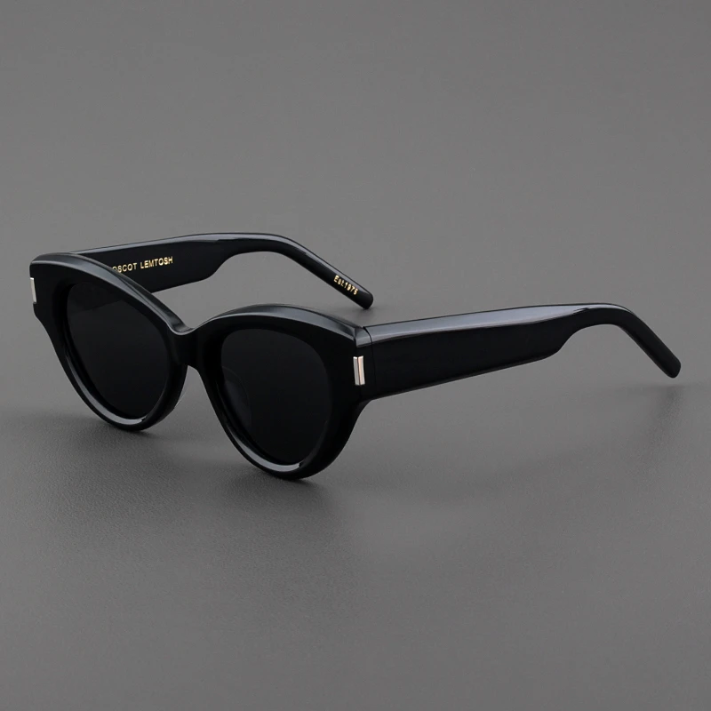MOSCOT LEMTOSH眼镜椭圆形太阳镜宽边黑框复古猫眼偏光玳瑁墨镜女