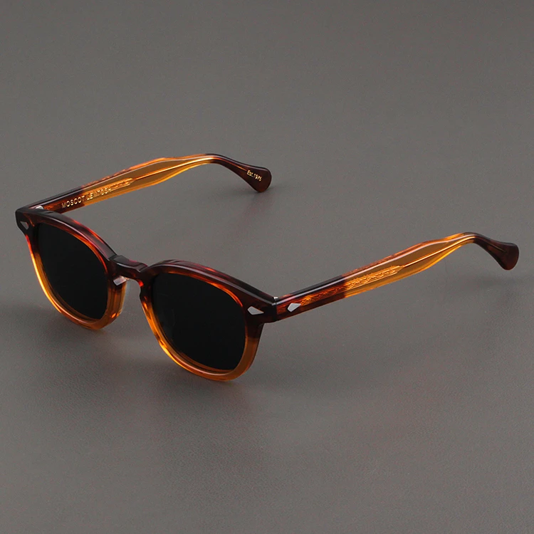 MOSCOT LEMTOSH太阳镜女款复古渐进啡色框眼镜男士开车梨形墨镜潮