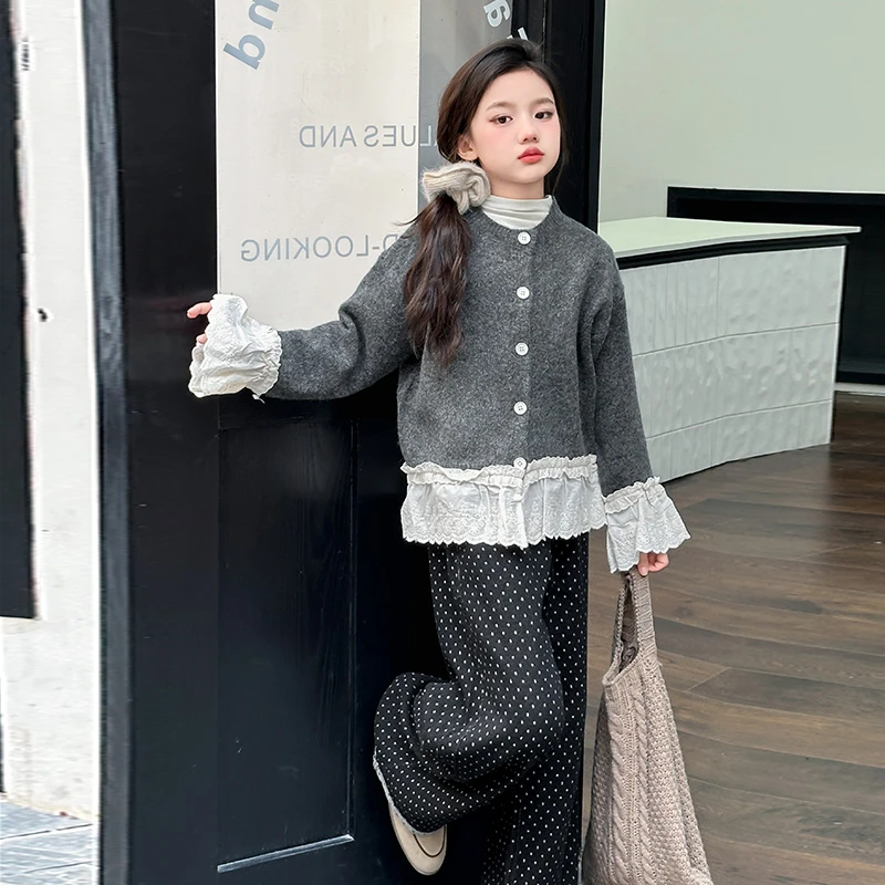 【你白弟Maila】女童秋冬新款洋气纯色打底衫儿童高领内搭上衣百搭