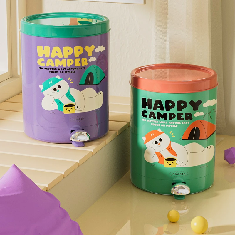 诺室脚踩垃圾桶带盖家用客厅卧室露营猫大号纸篓卫生间脚踏垃圾筒