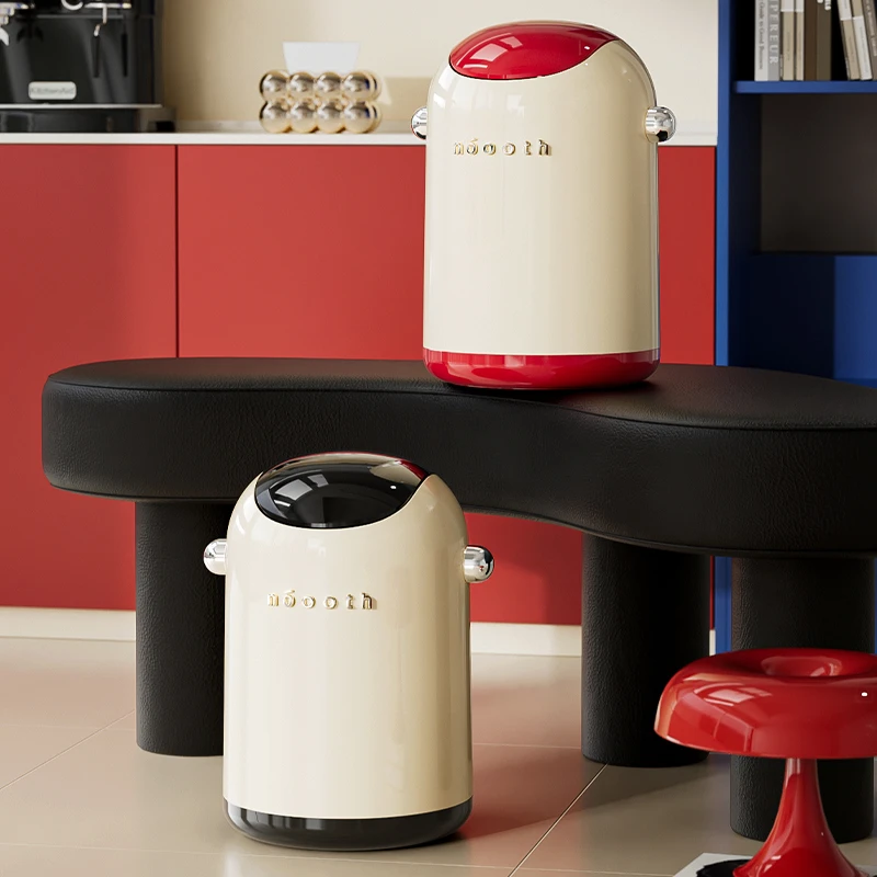 诺室瓦力摇盖垃圾桶家用客厅厕所卫生间翻盖办公室创意轻奢高颜值