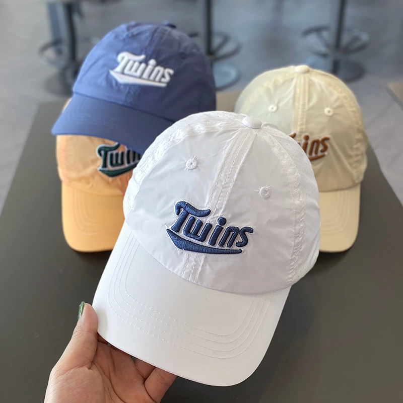 儿童帽子夏季薄款速干透气网眼男童鸭舌帽女童遮阳防晒宝宝棒球夏