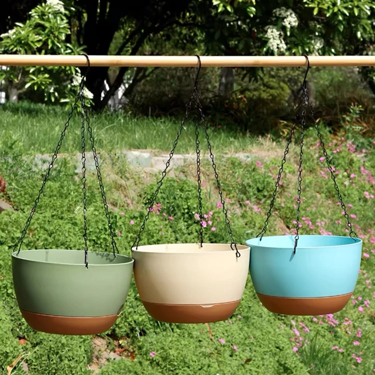 加厚吊篮花盆悬挂式垂吊盆树脂塑料创意绿萝多肉吊兰盆阳台吊挂盆