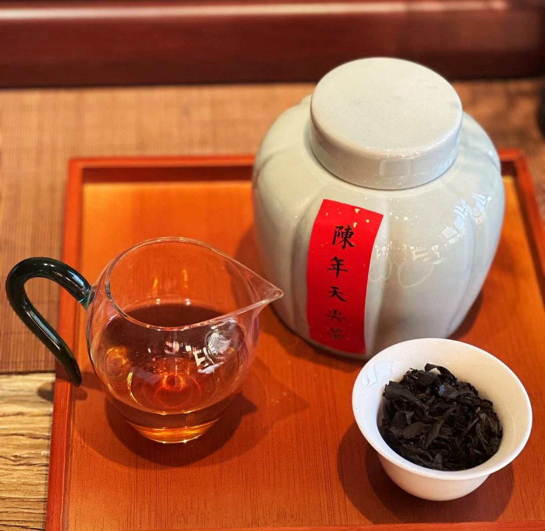 陈年天尖茶150克罐装
