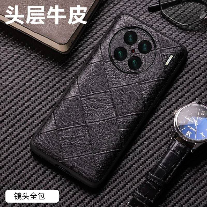 vivox90Pro手机壳真皮x90pro+保护壳镜头全包防摔x80pro商务高档