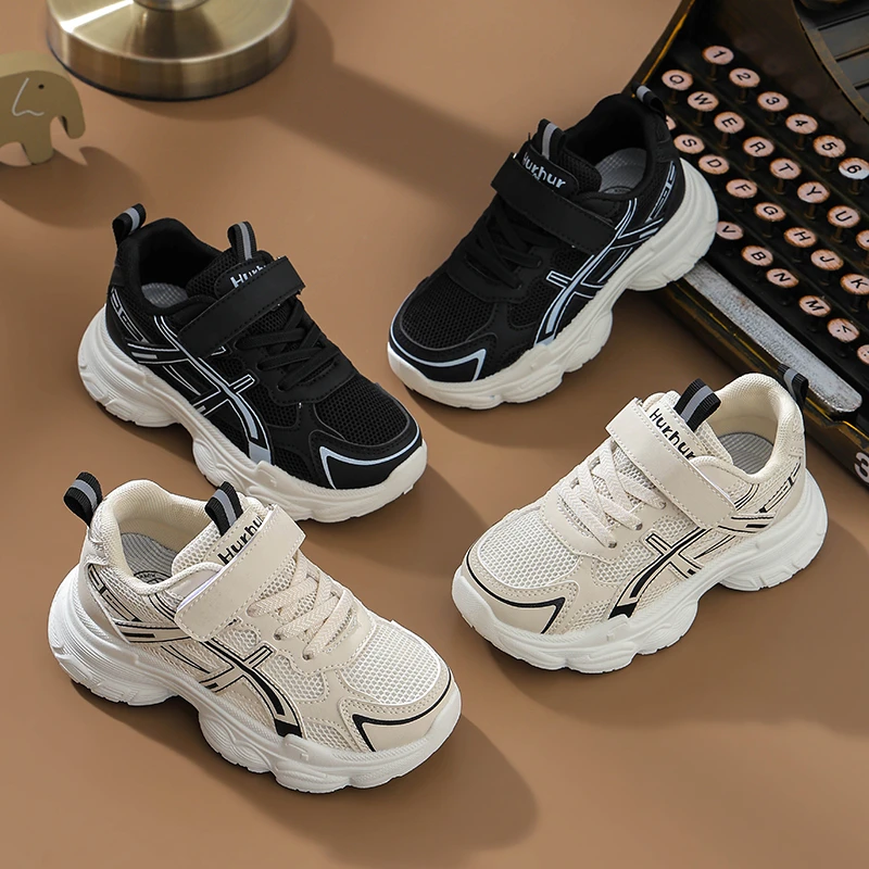 儿童运动鞋2025新款春夏女童鞋子透气男童老爹鞋宝宝跑步鞋小白鞋