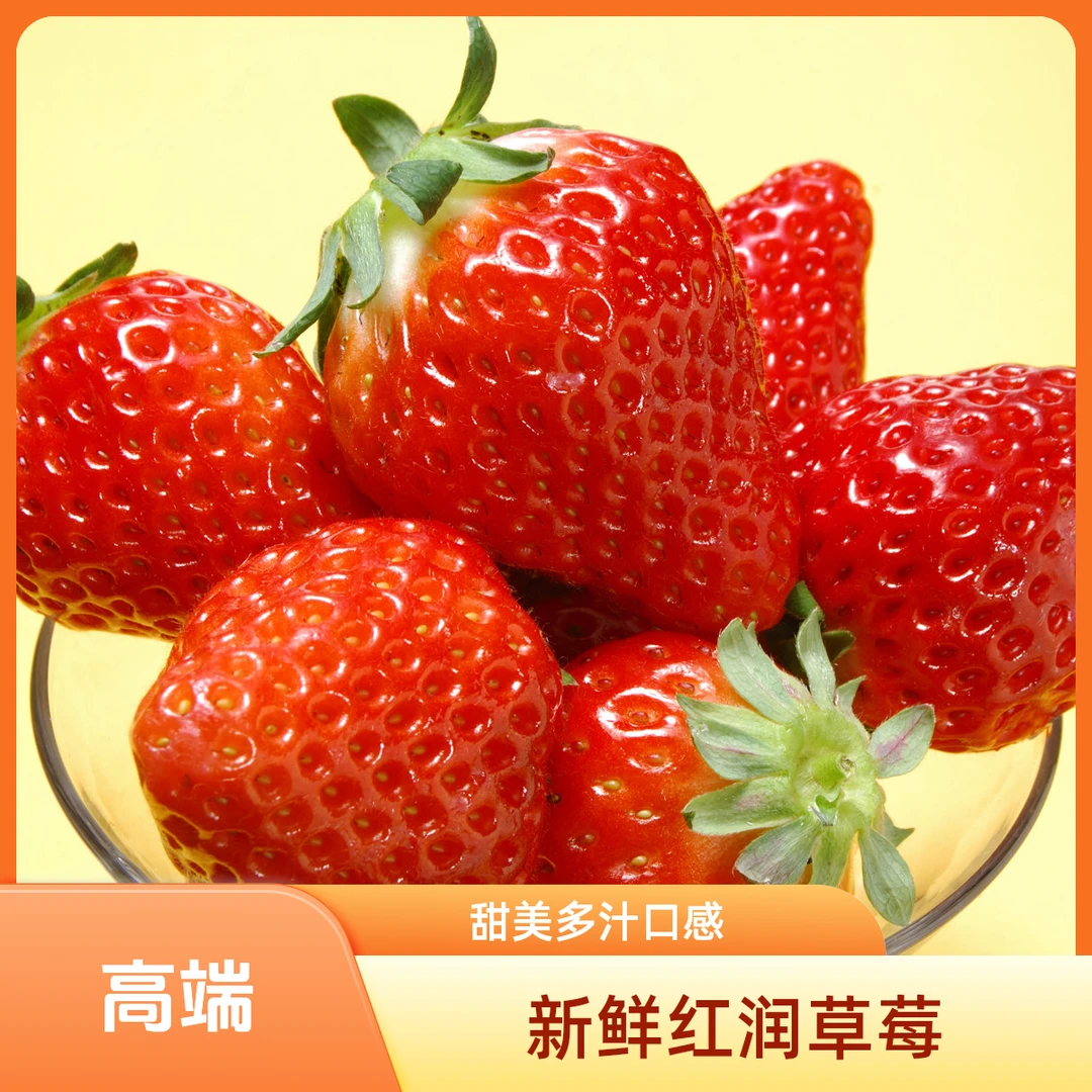 丹东99草莓多规格一盒1.1斤左右起拍